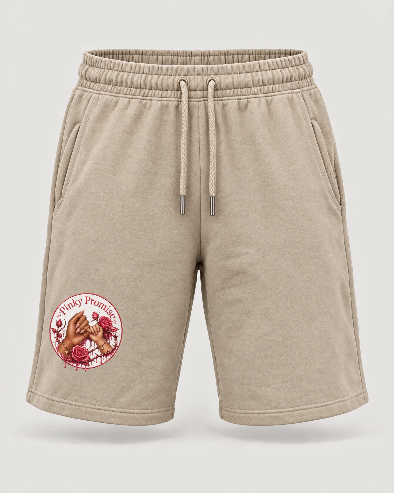 Pinky Promise Shorts in Stone