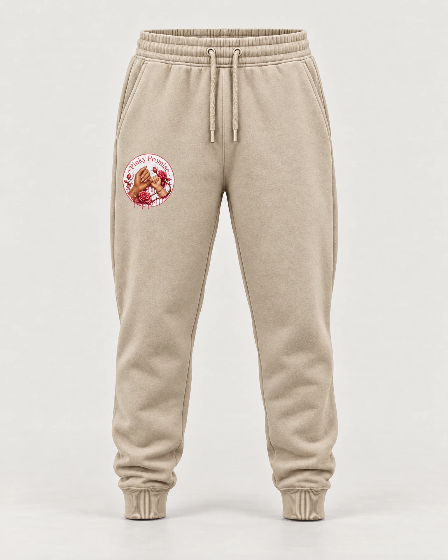 Pinky Promise Jogging bottoms in Stone