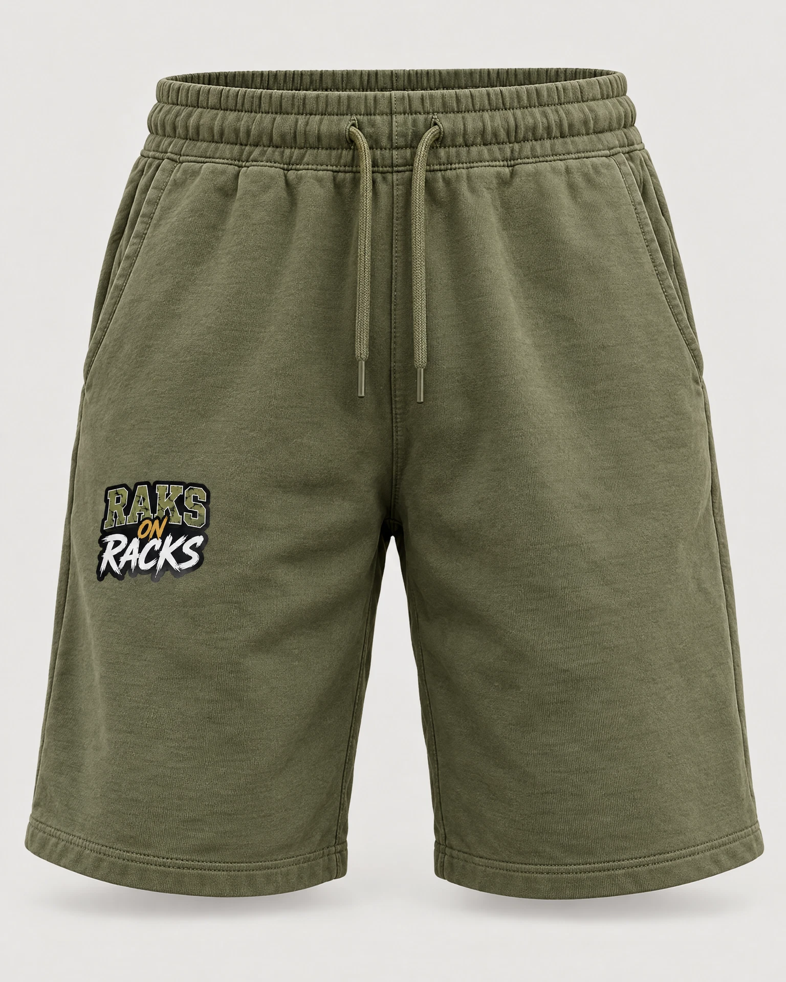Raks on Racks Shorts in Olive