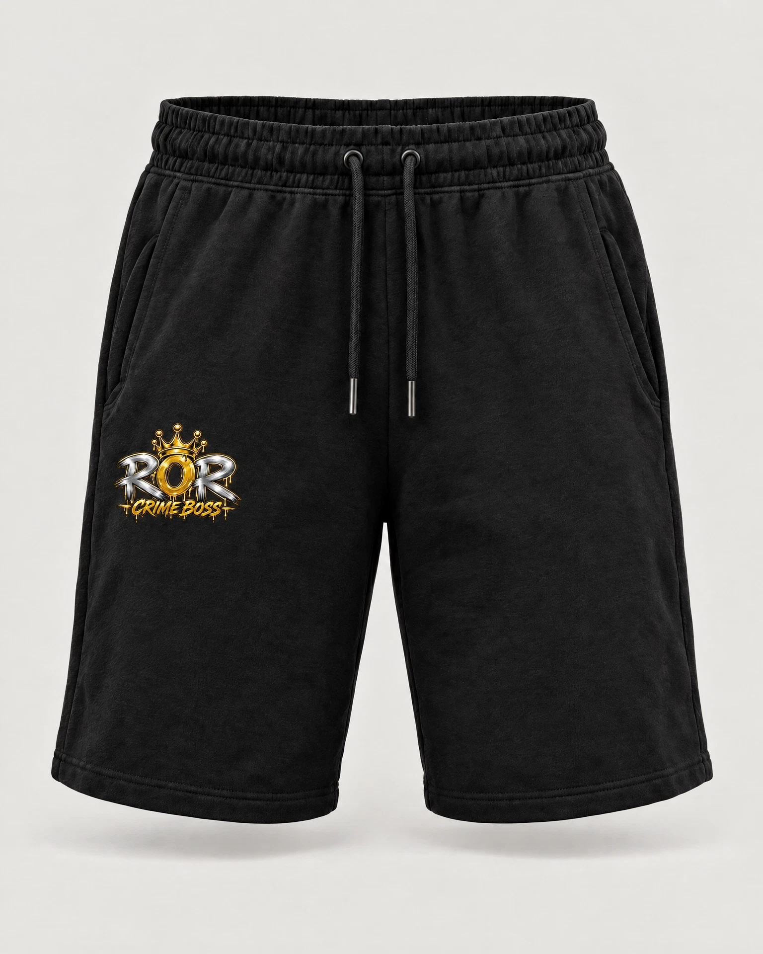 The Crown Shorts in Black